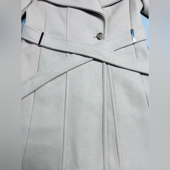 DKNY Trench Coat Cream Color - Picture 4 of 7